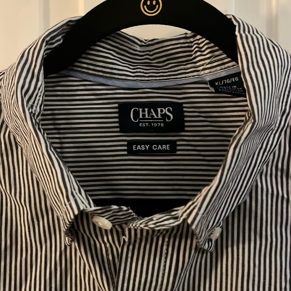 Chaps Easy Care Button Down Collar Shirt